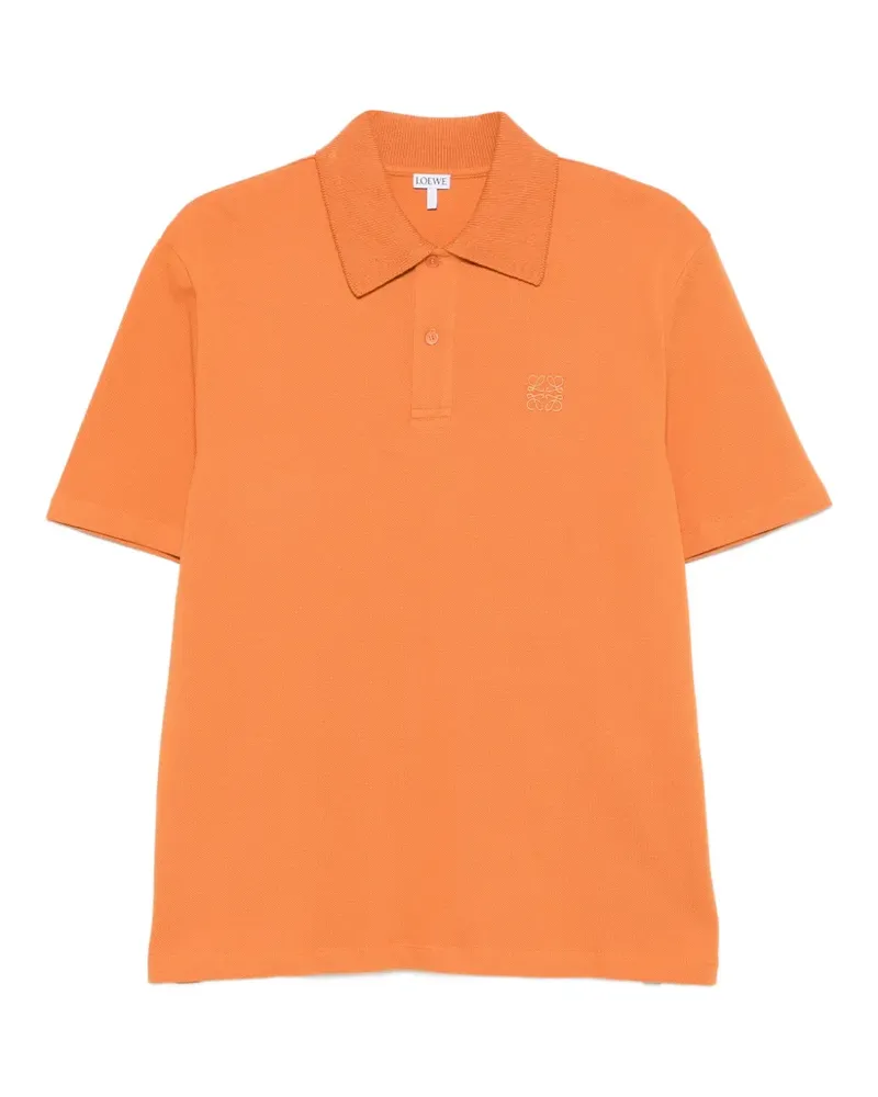 Loewe Poloshirt mit Logo - Orange Orange