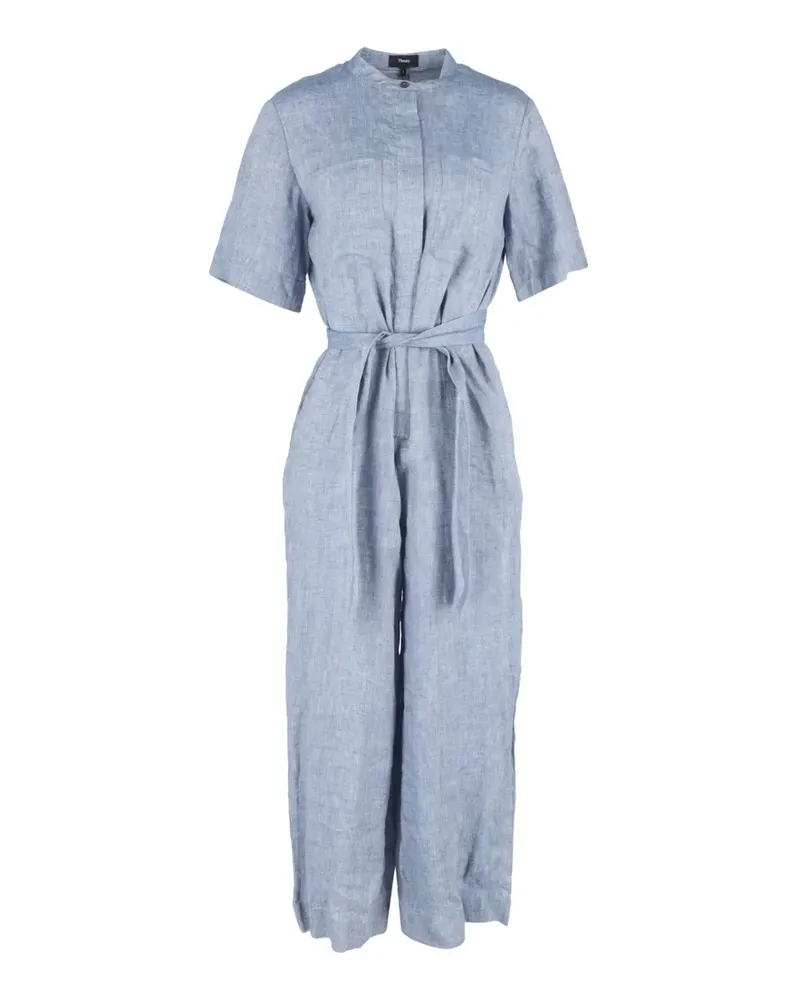 Theory patch-pocket jumpsuit - Blau Blau