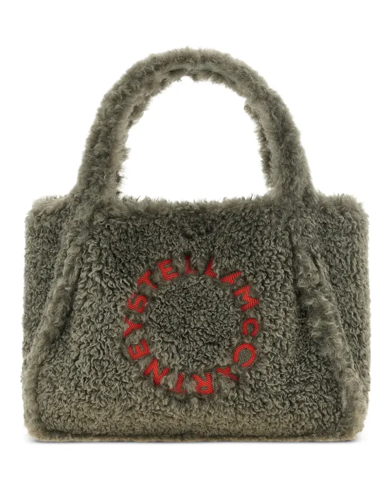 Stella McCartney Handtasche mit Logo - Grün Grün