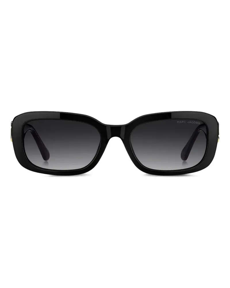 Marc Jacobs Sonnenbrille mit eckigem Gestell - Schwarz Schwarz