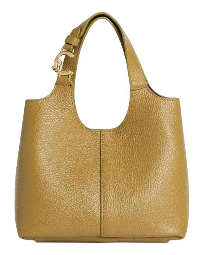 Coccinelle small C-Easy press-stud-fastening tote bag - Grün Grün