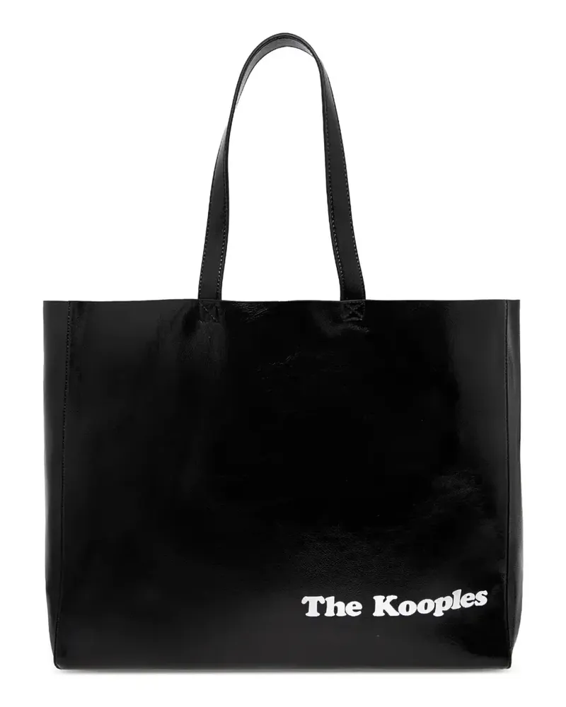 The Kooples Tote Bag mit Logo - Schwarz Schwarz