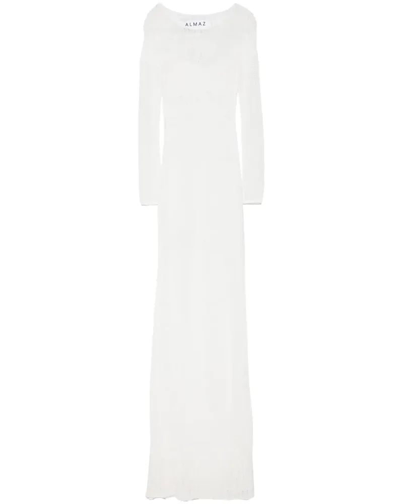 ALMAZ Streamline Kleid - Weiß Weiß