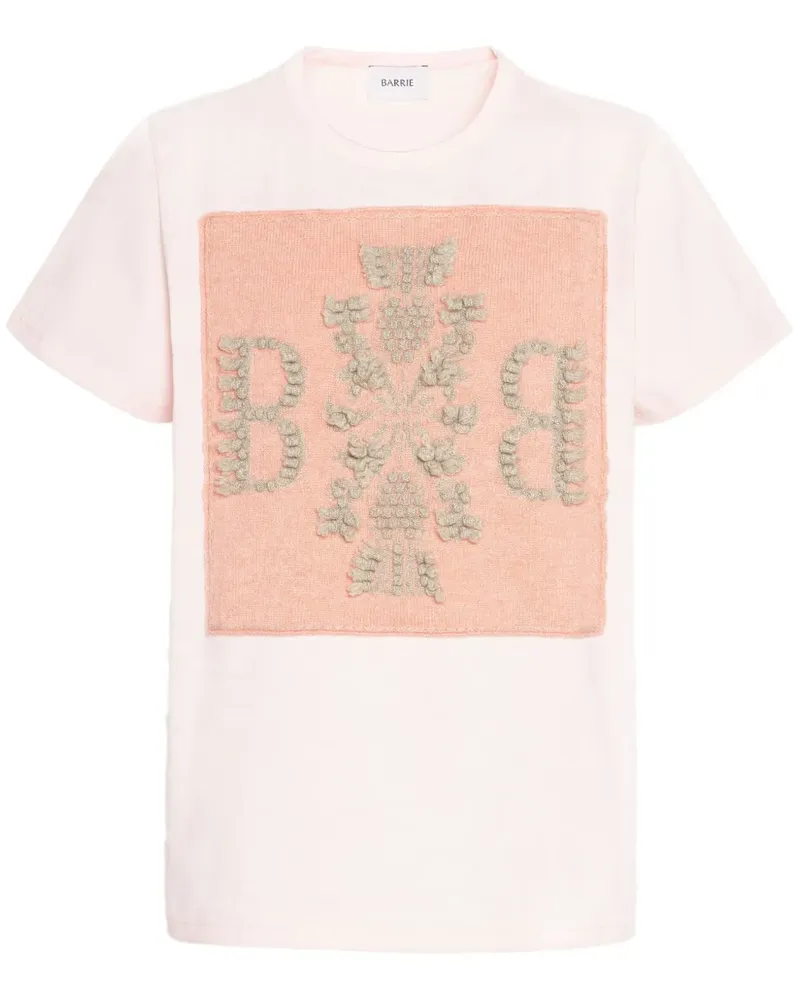 Barrie T-Shirt mit Logo-Patch - Rosa Rosa