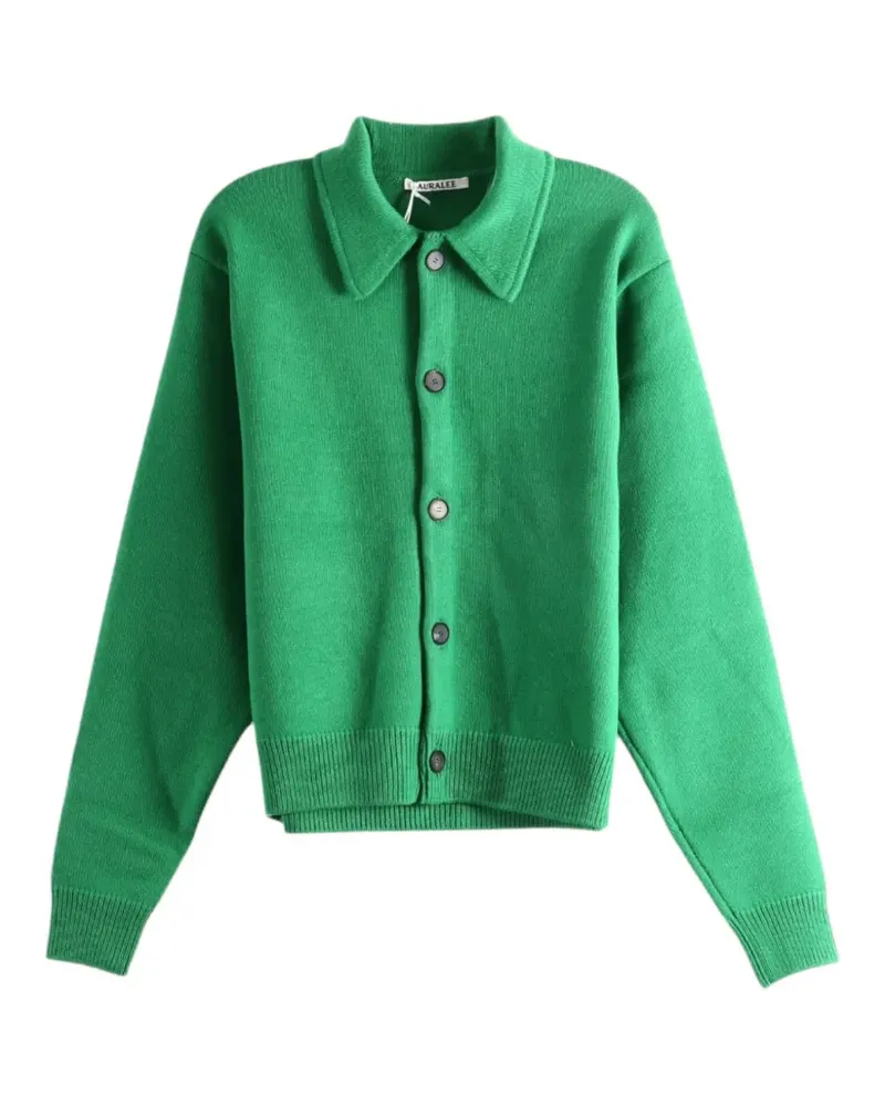 AURALEE Geknöpfter Cardigan - Grün Grün