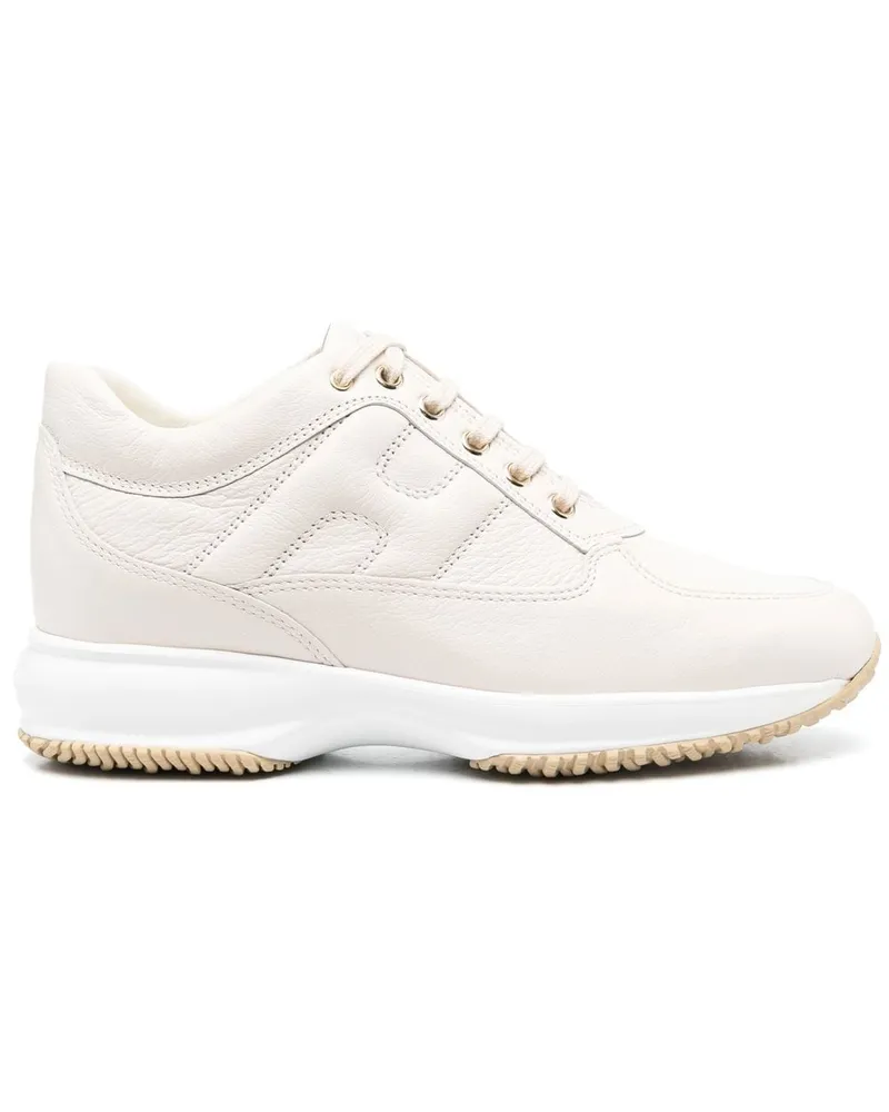 Hogan Interactive Sneakers mit Schnürung - Nude Nude