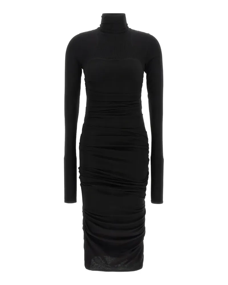 Elisabetta Franchi Kleid aus leichtem Jersey - Schwarz Schwarz