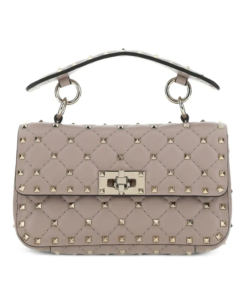 Valentino Garavani Kleine Rockstud Spike Handtasche - Nude Nude