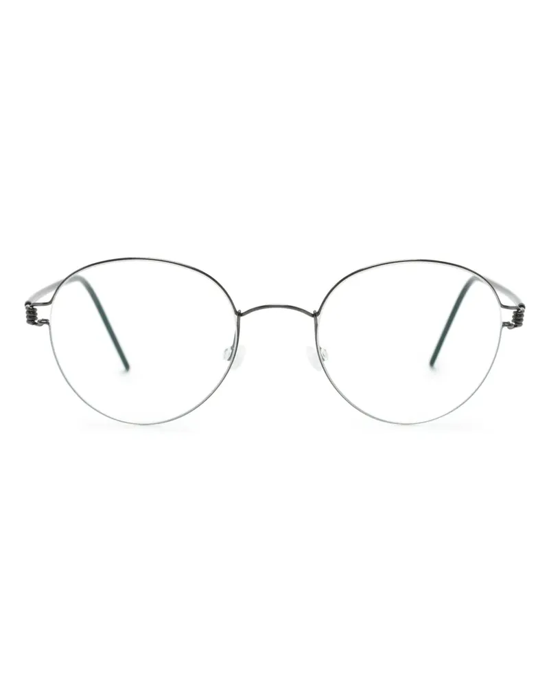 Lindberg Bo Brille mit rundem Gestell - Schwarz Schwarz