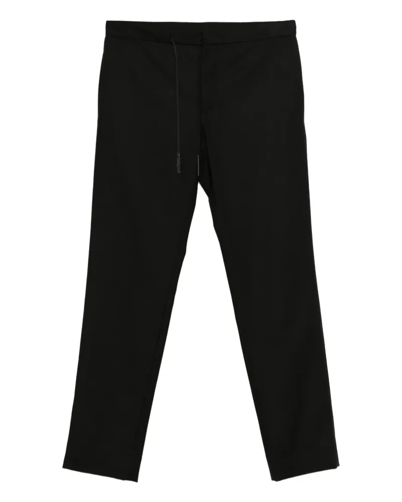 Maison Margiela Schurwollhose mit Kordelzug - Schwarz Schwarz