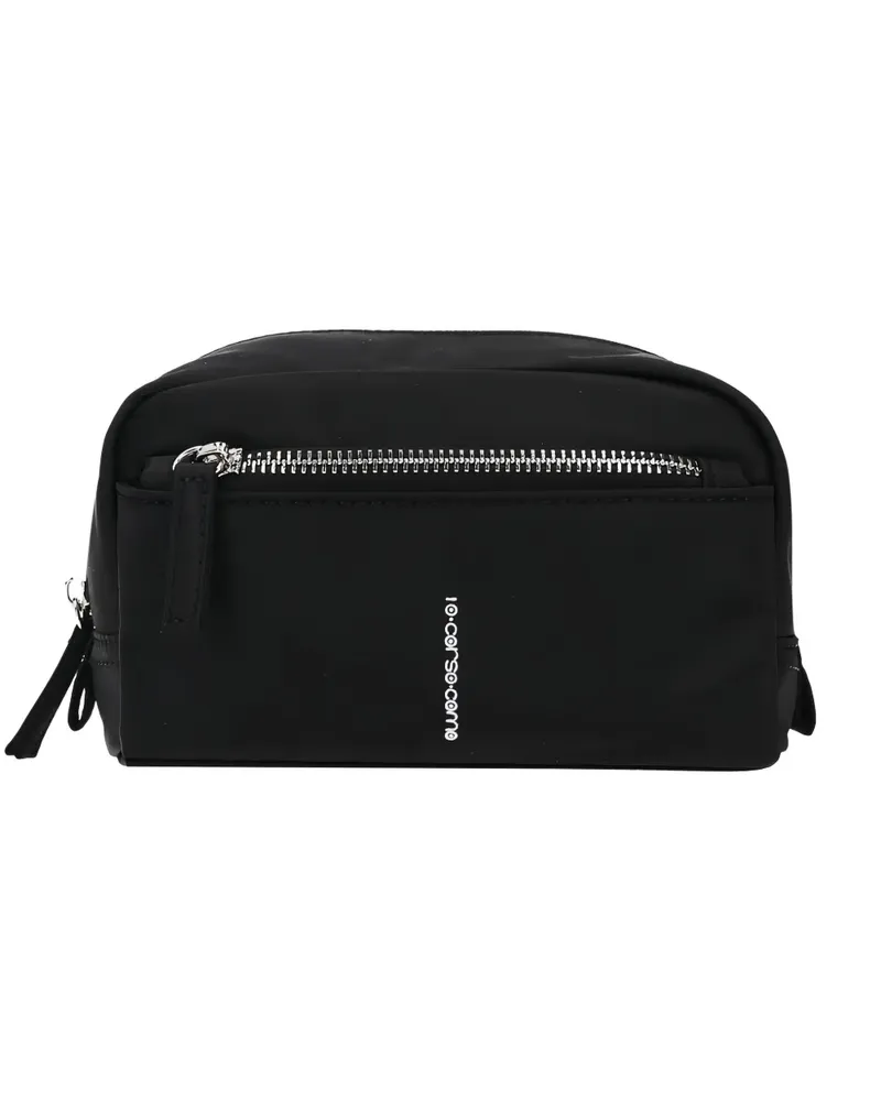 10 Corso Como Kulturbeutel mit Logo-Print - Black Black