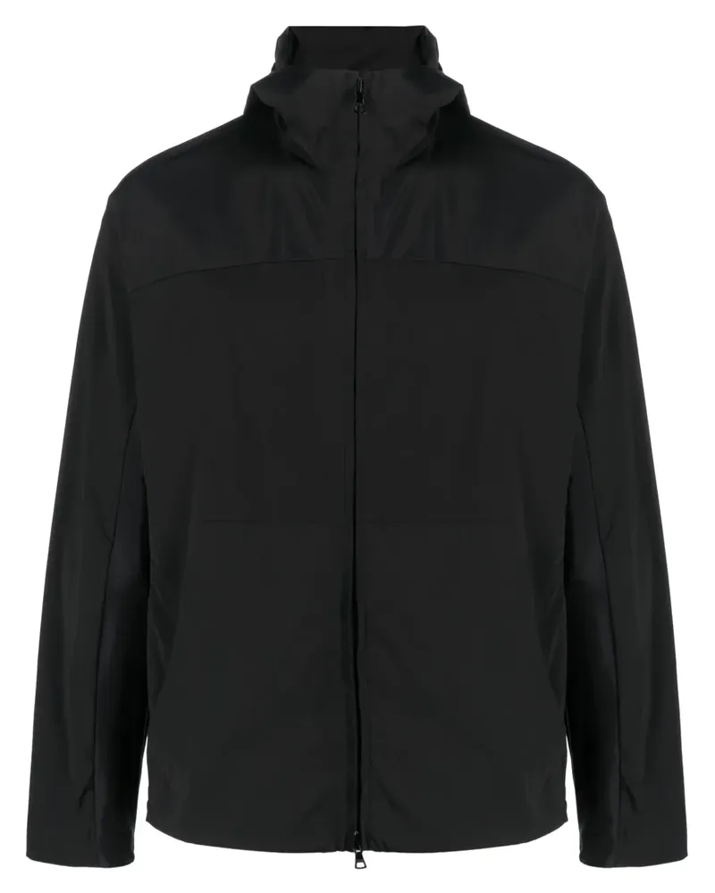 Orlebar Brown Kona Kapuzenjacke mit Reißverschluss - Schwarz Schwarz