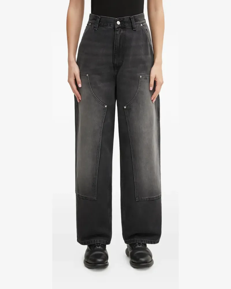 Carhartt WIP Jeans mit Kontrasteinsätzen - Schwarz Schwarz