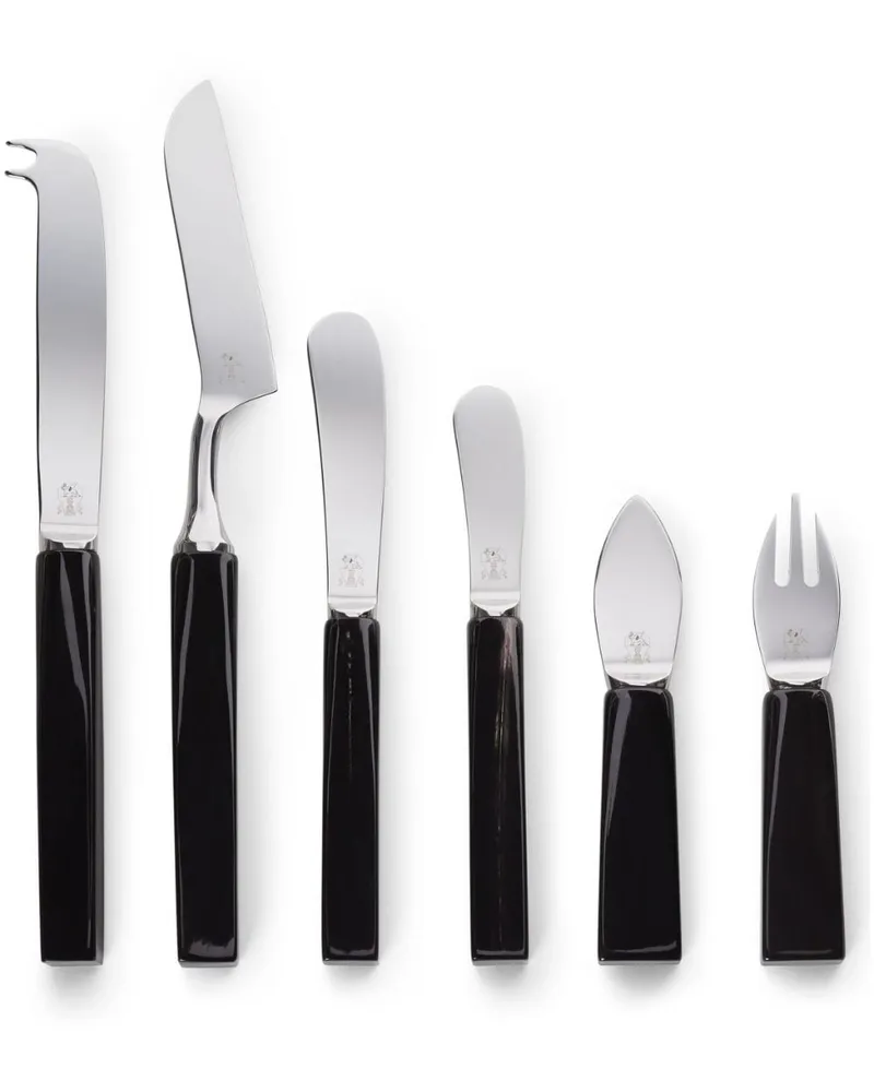 Brunello Cucinelli Käsebesteck-Set - Schwarz Schwarz