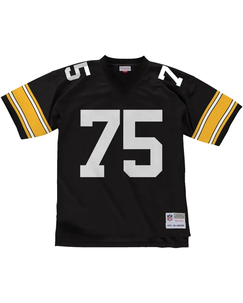 Mitchell & Ness 1976 Joe Greene Pittsburgh Steelers Legacy Player Trikot - Schwarz Schwarz