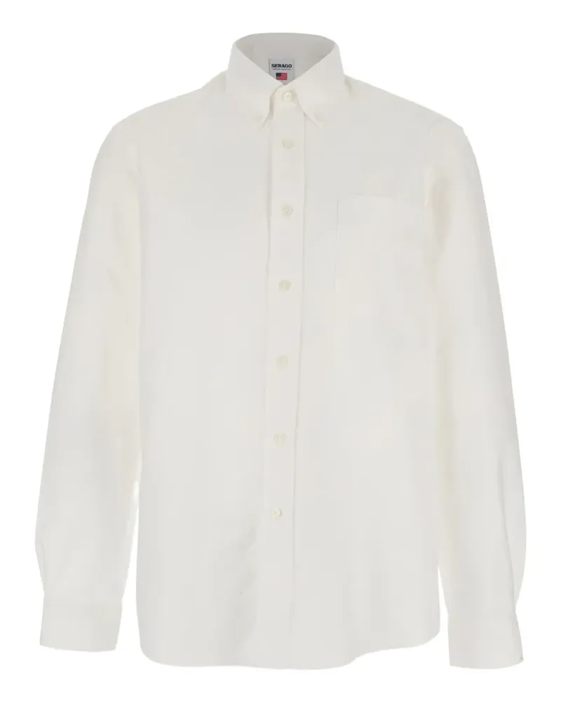 Sebago button chest-pocket shirt - Weiß Weiß
