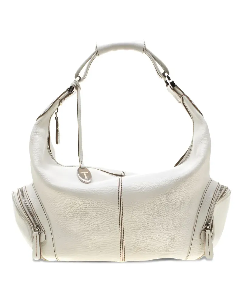 TOD'S Pre-owned Charlotte Schultertasche - Weiß Weiß