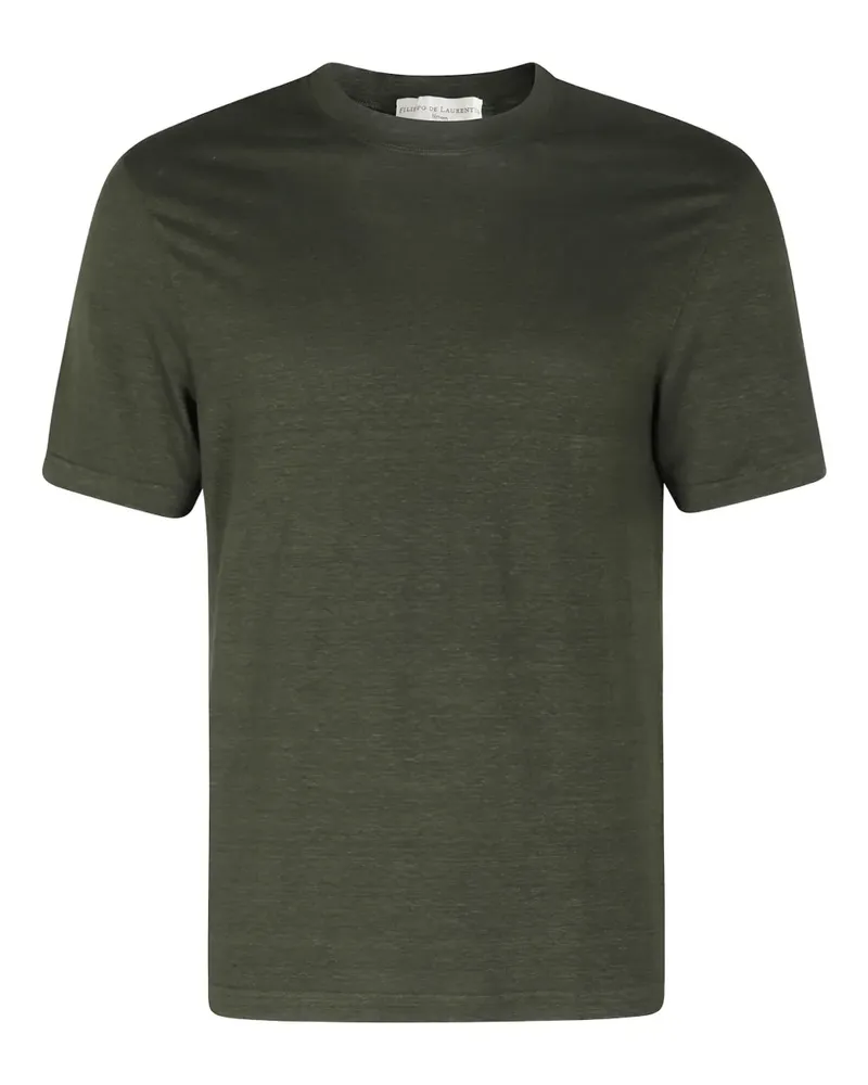 Filippo de Laurentiis T-Shirt mit rundem Ausschnitt - Grün Grün