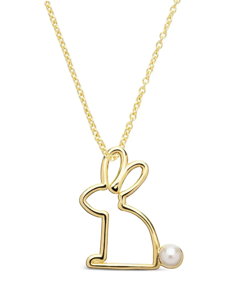 Aliita 9kt Conejito Perla Gelbgoldhalskette Gold