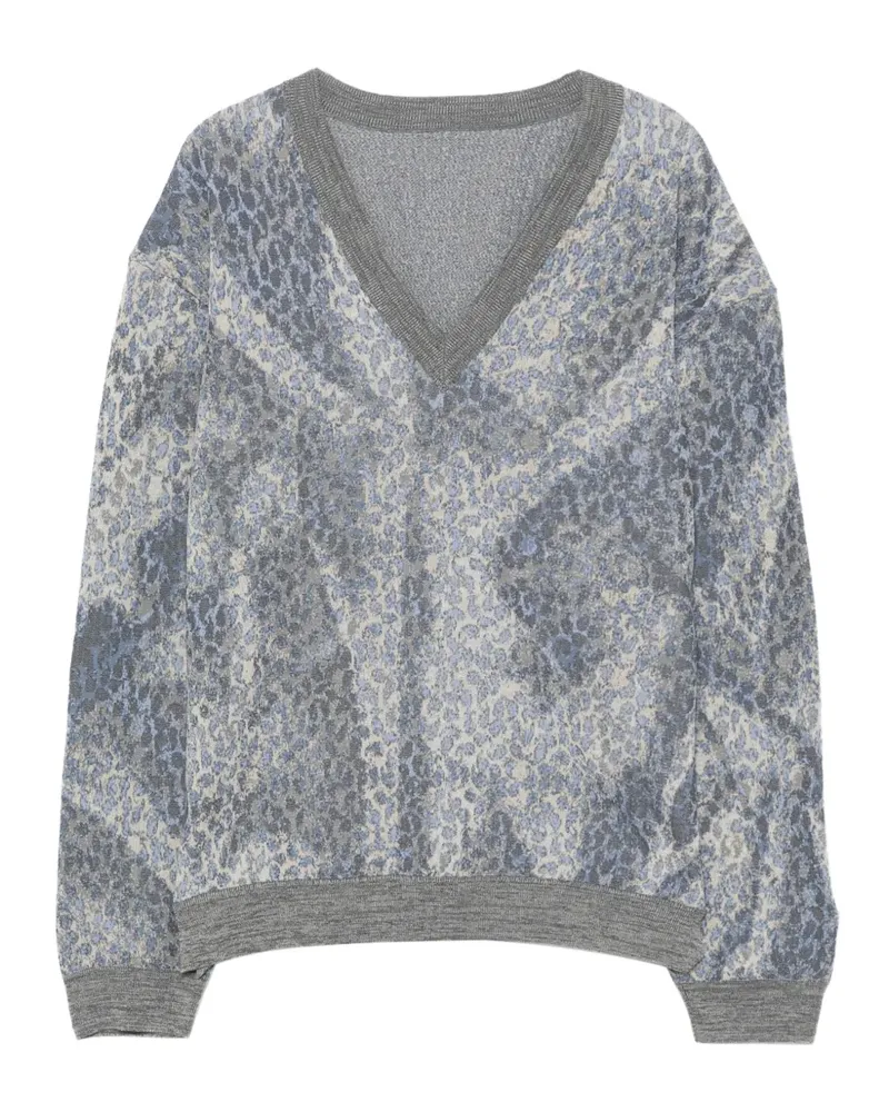 JNBY Pullover mit Animal-Print - Grau Grau
