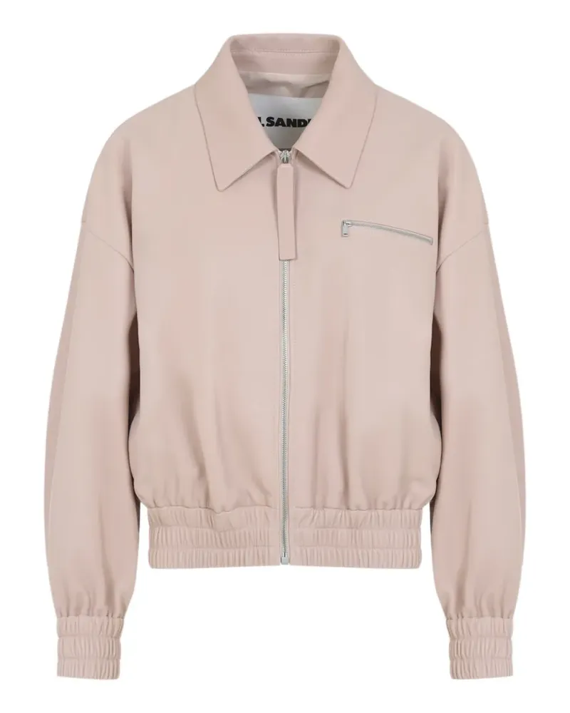 Jil Sander zip-up bomber jacket - Rosa Rosa