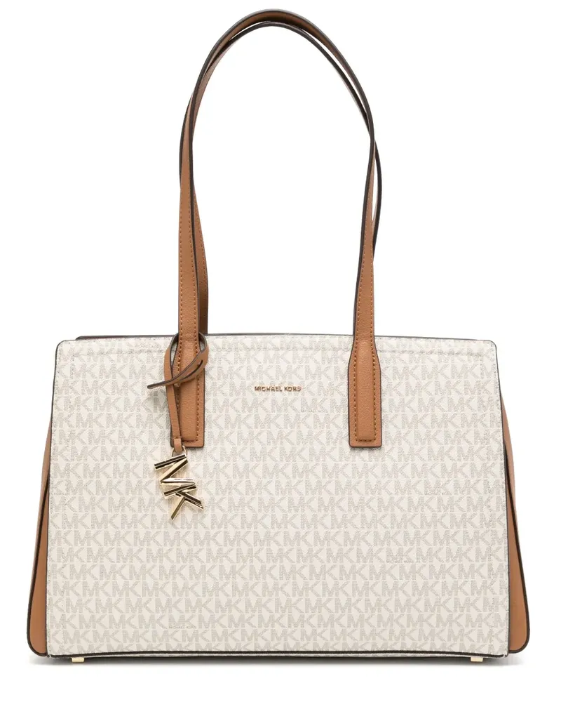 Michael Kors Shopper mit Logo-Print - Nude Nude