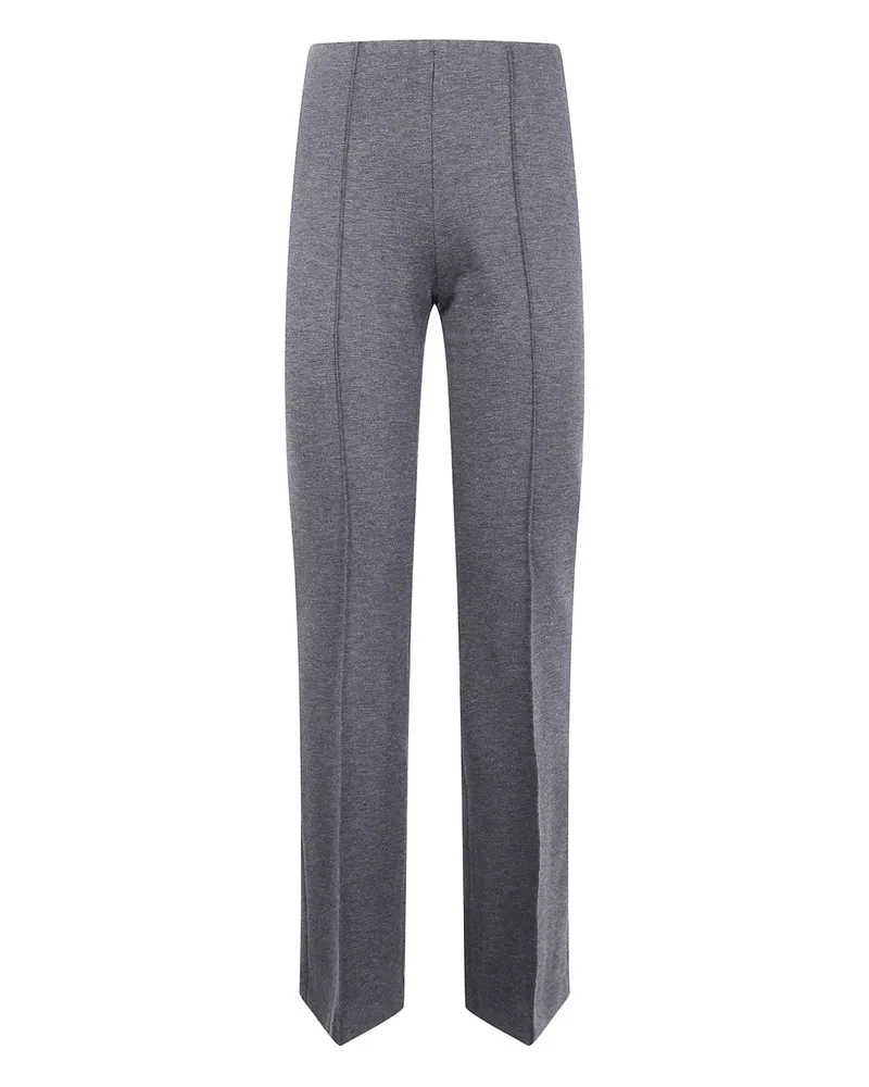 Seventy Cropped-Hose mit Ziernaht - Grau Grau