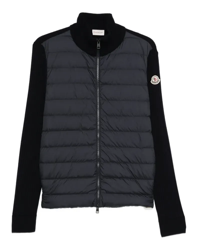 Moncler Gerippter Cardigan - Blau Blau