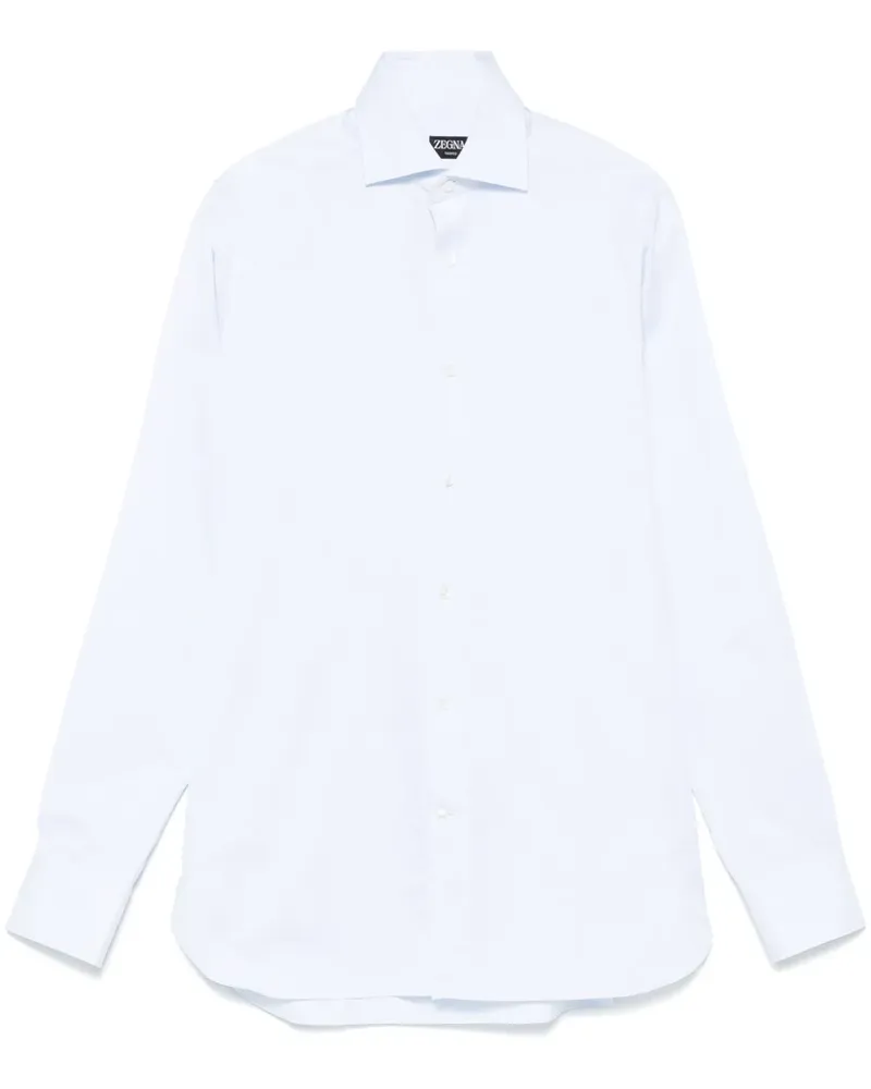 Ermenegildo Zegna Gestreiftes Hemd - Blau Blau