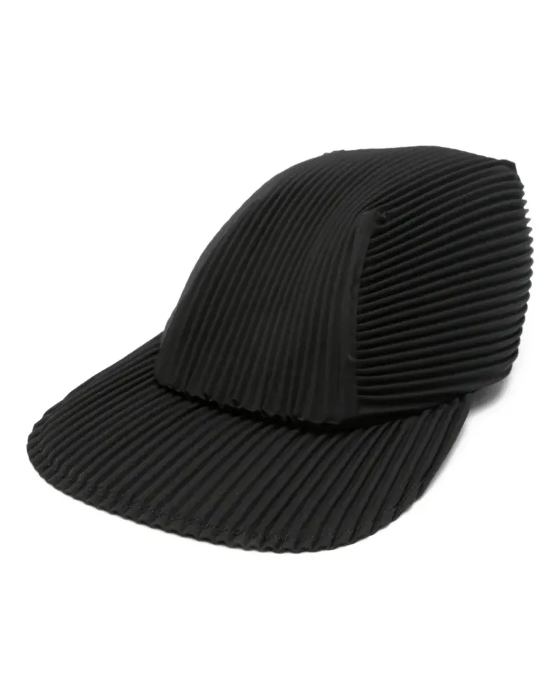 Issey Miyake pleated baseball cap - Schwarz Schwarz