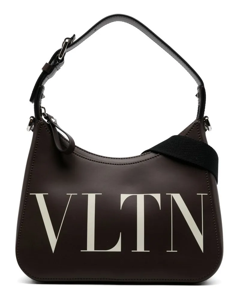 Valentino Garavani VLTN Schultertasche - Braun Braun