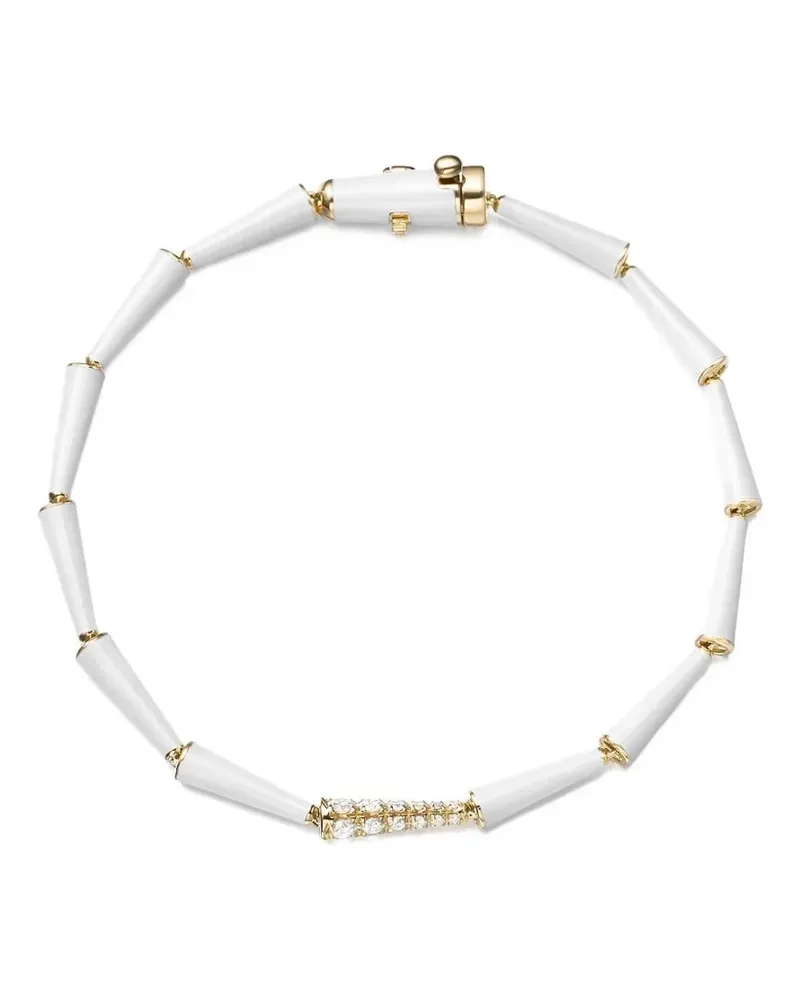 Melissa Kaye 18kt Lola Gelbgoldarmband mit Diamant Gold