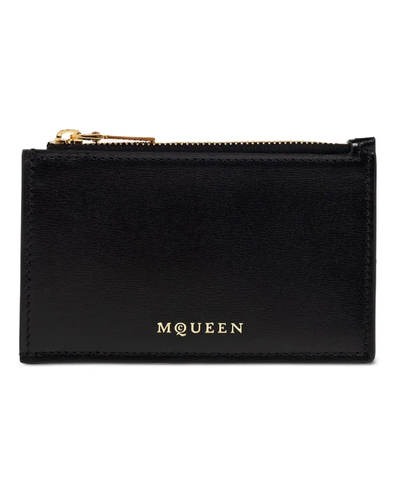 Alexander McQueen Klassisches Kartenetui - Schwarz Schwarz