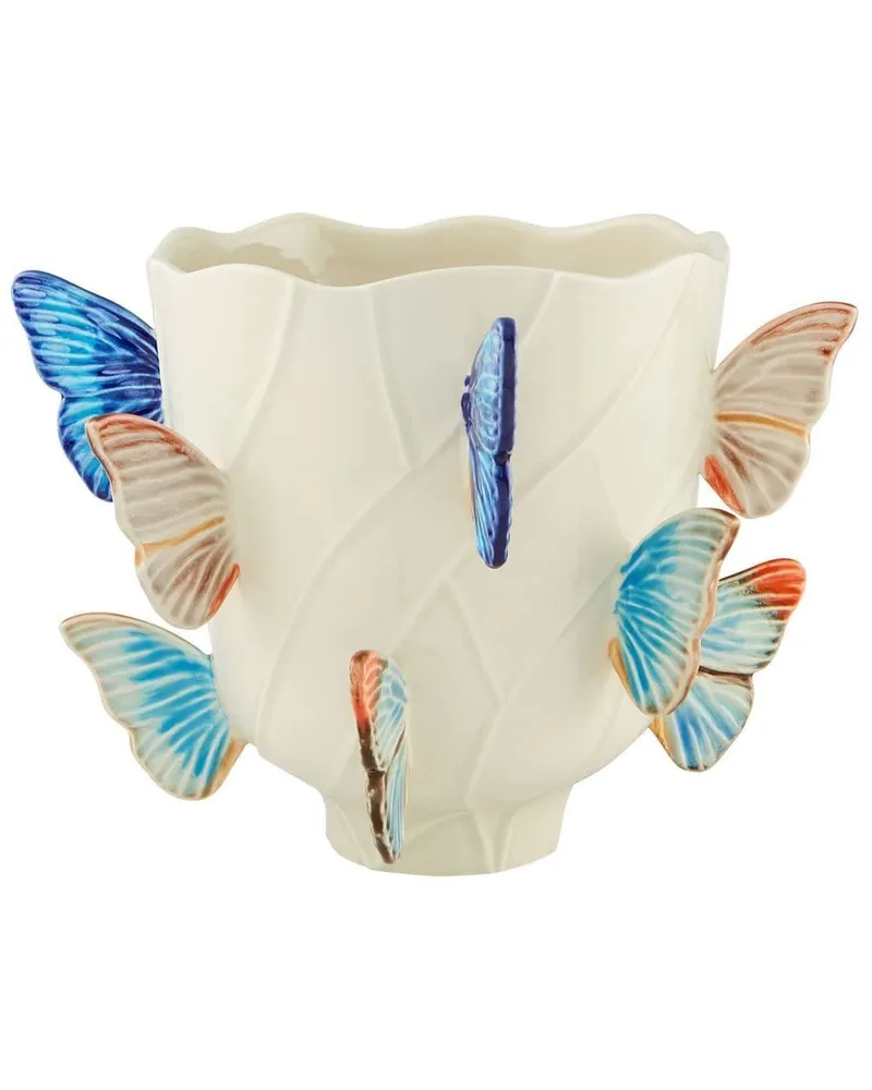 Bordallo Pinheiro Cloudy Butterflies Vase Nude