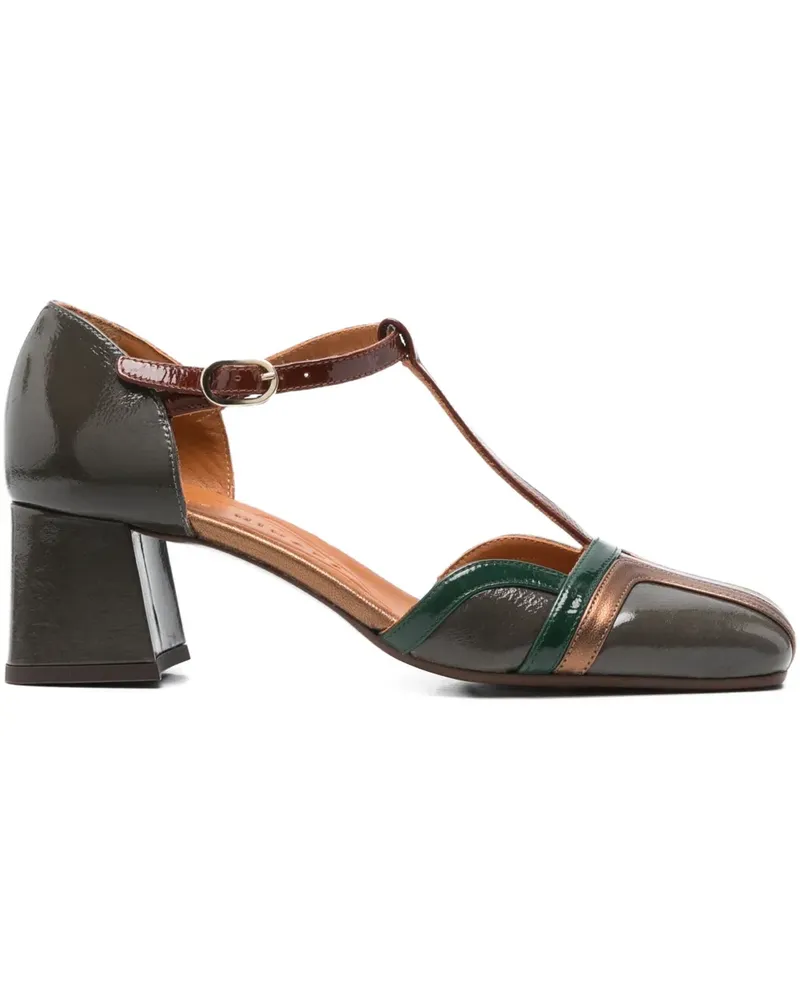 Chie Mihara Pumps mit Blockabsatz 60mm - Grau Grau