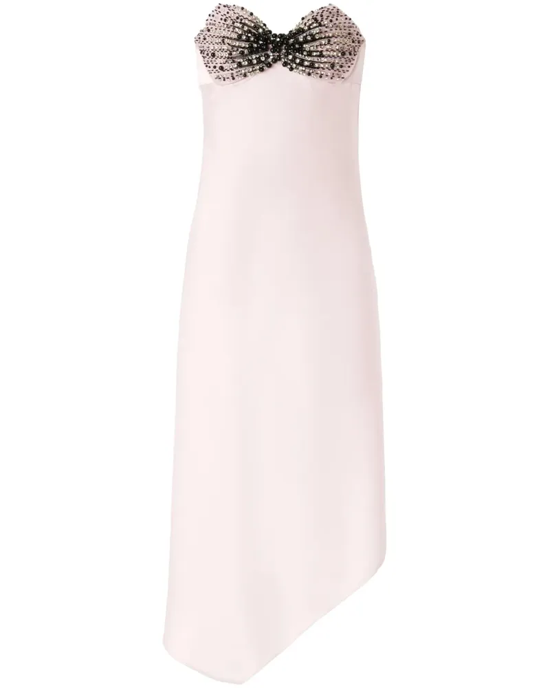 Genny Schulterfreies Midikleid - Rosa Rosa