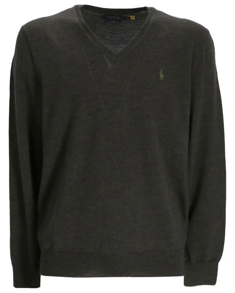 Ralph Lauren Pullover mit Polo Pony - Grün Grün