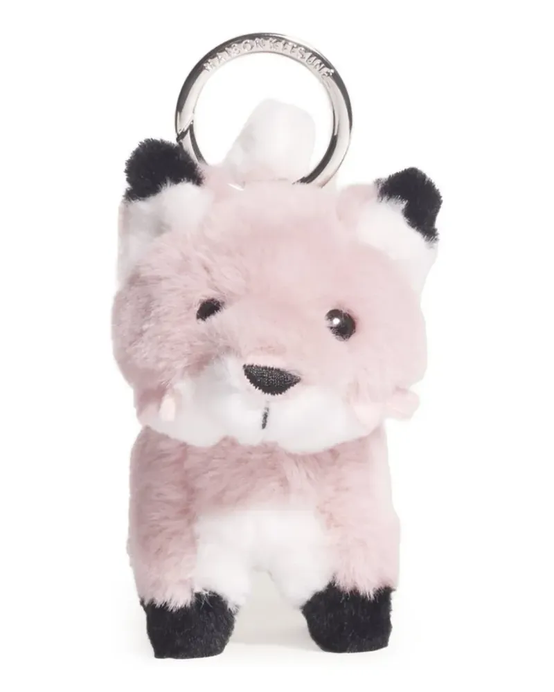 Kitsuné Schlüsselanhänger mit Fuchs - Rosa Rosa