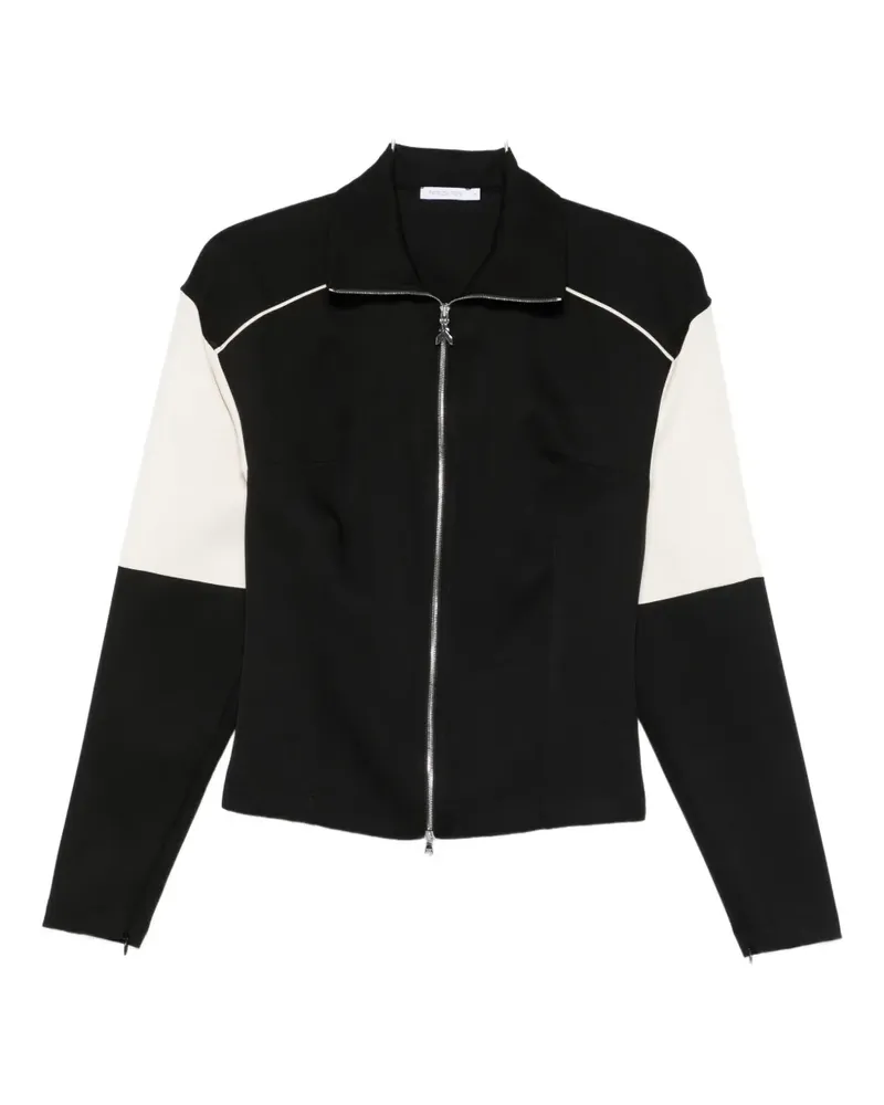 Patrizia Pepe zip-up sweatshirt - Schwarz Schwarz