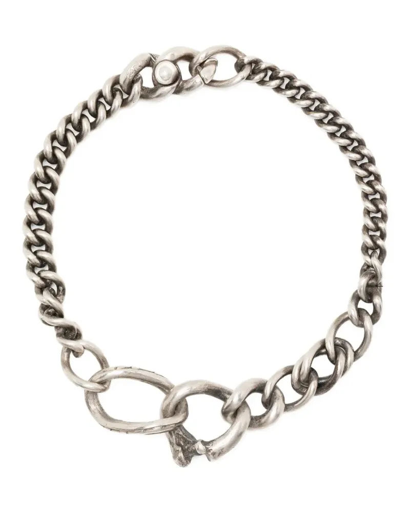 WERKSTATT:MÜNCHEN Bones Armband - Silber Silber