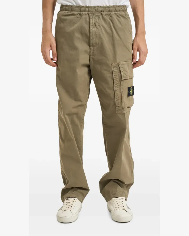 Stone Island Cargohose mit Logo-Patch - Nude Nude