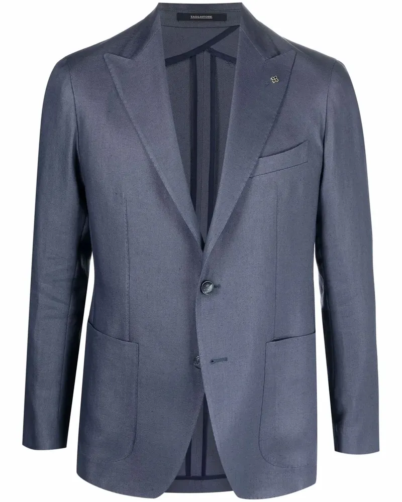 Tagliatore Schmales Sakko - Blau Blau