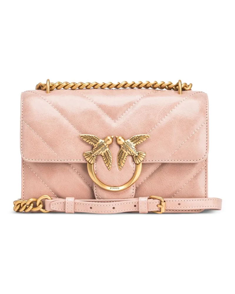 Pinko Love DC Vitello Mini-Tasche - Rosa Rosa