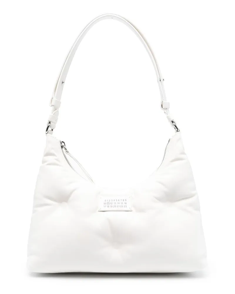 Maison Margiela Kleine Glam Slam Schultertasche - Weiß Weiß