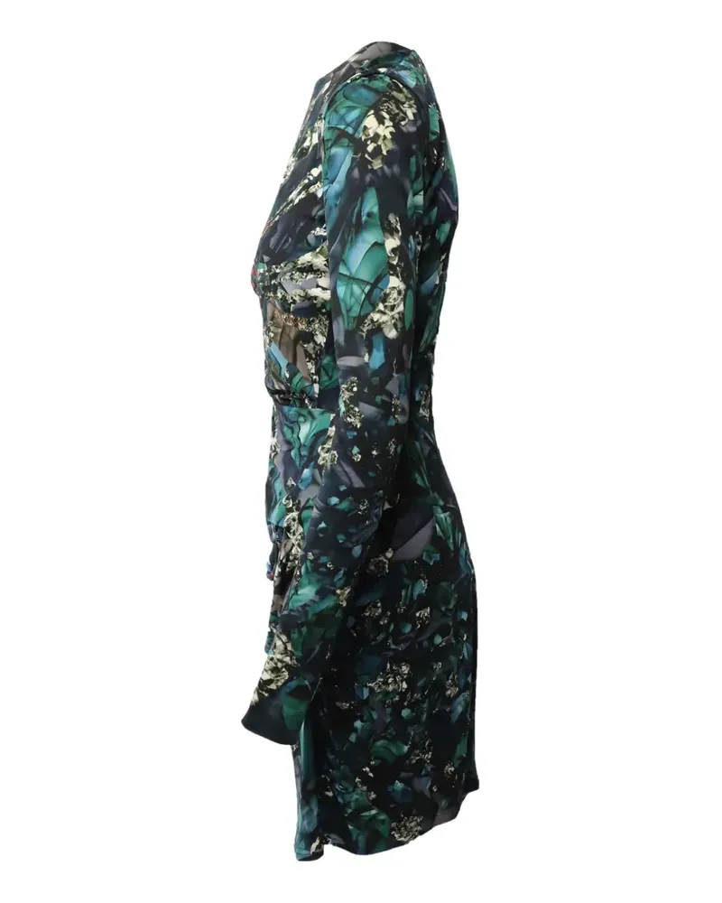 Peter Pilotto Kleid mit geometrischem Print - Schwarz Schwarz