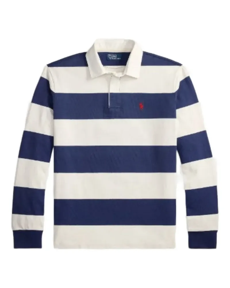 Ralph Lauren striped long-sleeve shirt - Blau Blau