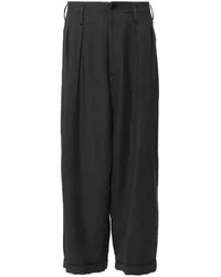 Yohji Yamamoto Hose mit weitem Bein Grau