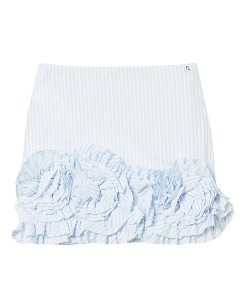 Twin-Set Minirock mit Rüschen - Blau Blau