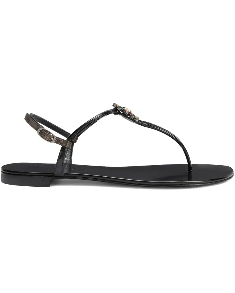 Giuseppe Zanotti Noussa Sandalen - Schwarz Schwarz