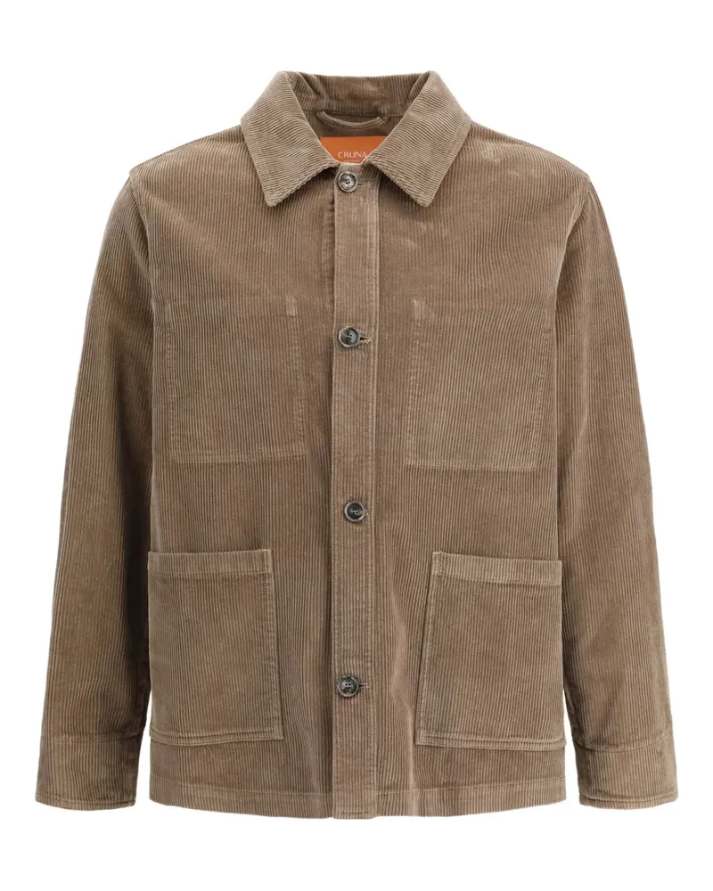 CRUNA Klassische Cordjacke - Braun Braun